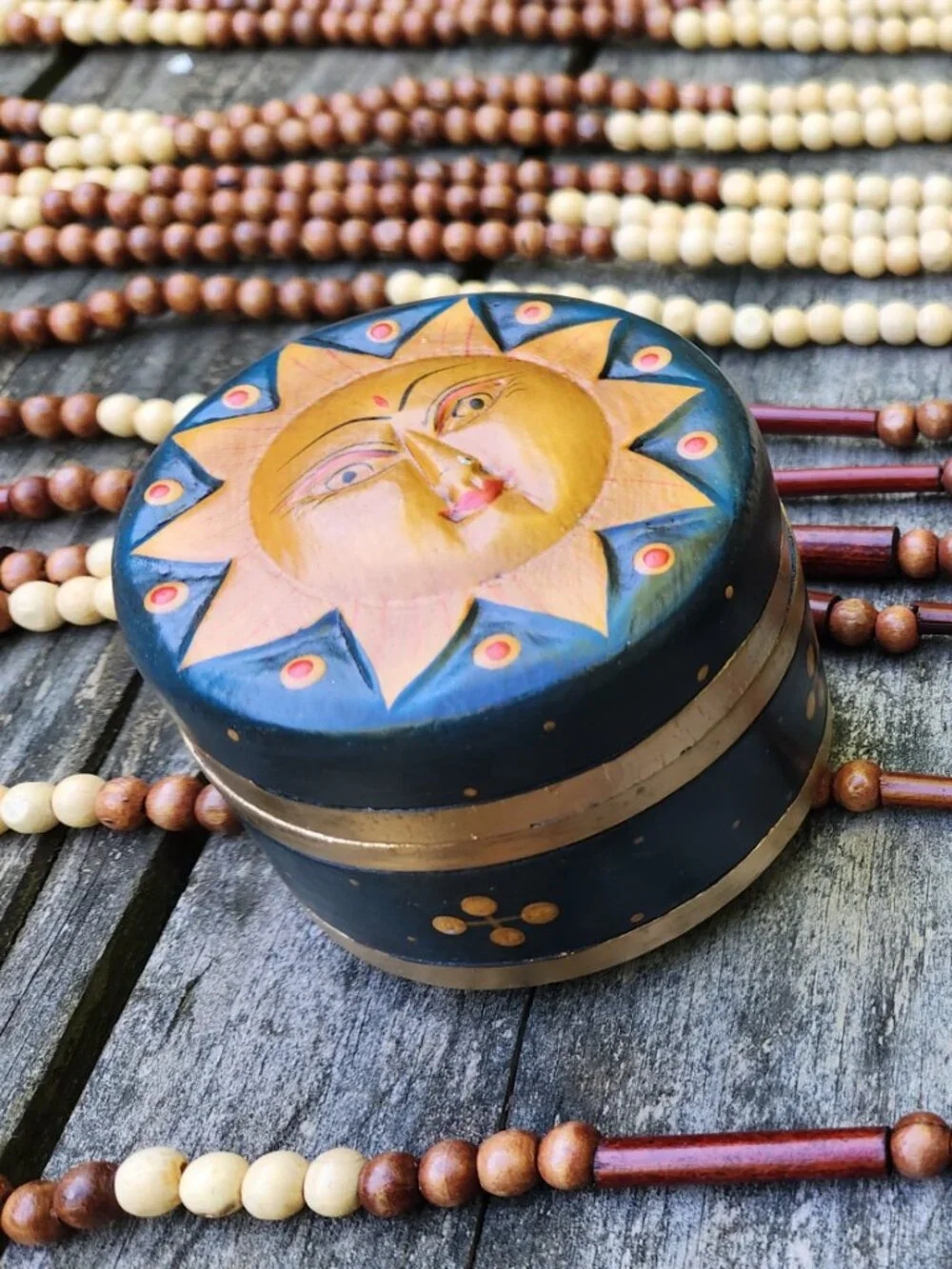 Whimsigoth Sun Trinket Box